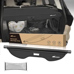 2013-2019 Ford Escape Retractable Trunk Cargo Cover With Trunk Storage Net