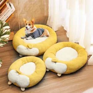 Cartoon Plush Pet Bed