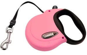 Coastal Pet Power Walker Dog Retractable Leash - Reflective Dog Leash - Stop-and-Release Control Button - Comfort Grip Handle