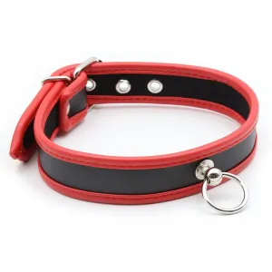 Collar - PVC Slave Collar with Piping (3 color options) Heavy Duty