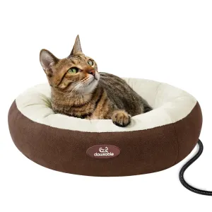 Constant Temp Donut Heated Pet Bed