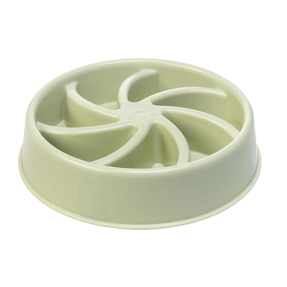 Dog Slow Feeder Bowl Green Pink