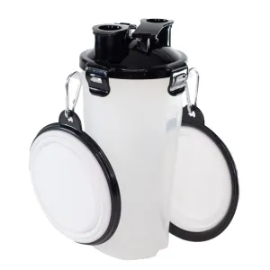 Doggie Duo Portable Food & Water Bowl Dispenser