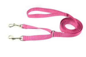 Dual-Clip Solid or Reflective Safety Leashes