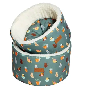 FatFace Mischievous Cats Cosy Bed