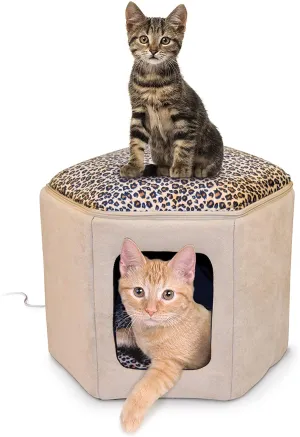 Heated Indoor Cat House - K&H Pet Products Thermo-Kitty Sleephouse