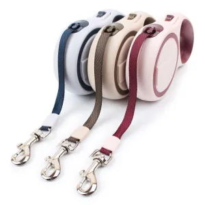 Heavy Duty No-Tangle Retractable Leash for Dogs up to 110lbs