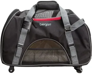 Pet Travel Carrier Bag with Wheels - Bergan Wheeled Pet Comfort Carrier