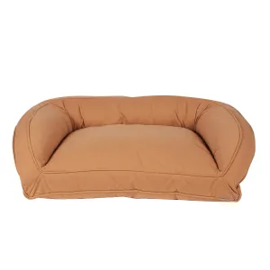 Quilted Microfiber Bolster Bed | Saddle
