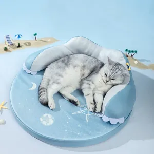 Soft Cooling Pet Bed with Ice Silk Cushion | PAWS CLUB