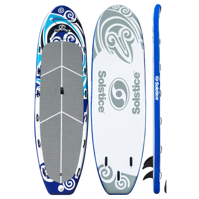 Solstice 16' Maori Giant Inflatable Paddle Board Multi-person SUP with Leash & 4 Paddles
