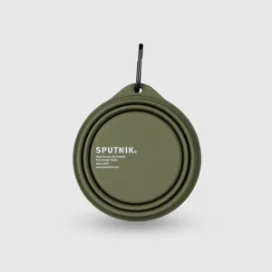 Sputnik Collapsible Green Pet Bowl