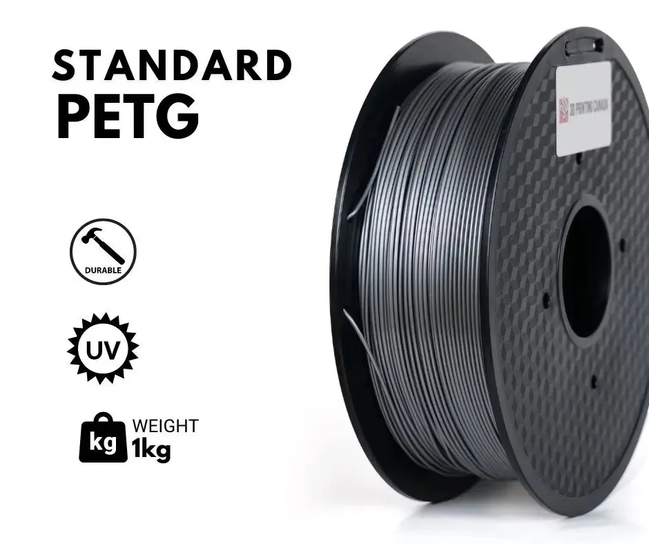 Transparent Red - Standard PETG Filament - 1.75mm, 1kg